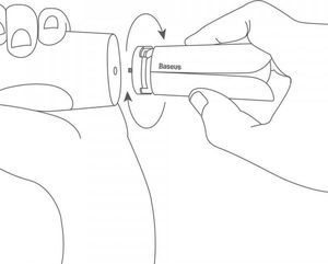 Selfie stick Baseus Baseus Mini Statyw Na Telefon Aparat Gimbal Śruba Statywowa 1/4 Szary (Suyt-A0G) 2