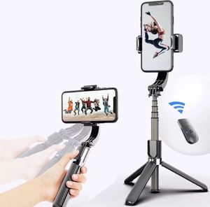 Selfie stick Hurtel Selfie Stick Teleskopowy Rozsuwany Kijek Do Selfie Statyw Z Pilotem Bluetooth Gimbal Jednoosiowy czarny 11