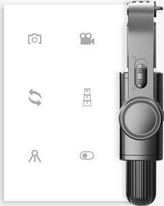 Selfie stick Hurtel Selfie Stick Teleskopowy Rozsuwany Kijek Do Selfie Statyw Z Pilotem Bluetooth Gimbal Jednoosiowy czarny 12