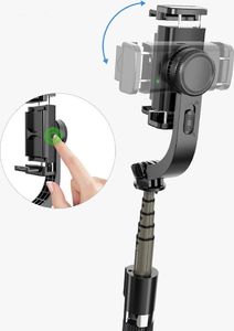 Selfie stick Hurtel Selfie Stick Teleskopowy Rozsuwany Kijek Do Selfie Statyw Z Pilotem Bluetooth Gimbal Jednoosiowy czarny 14