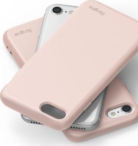 Ringke Ringke Air S Ultracienkie Żelowe Etui Pokrowiec Iphone Se 2020 / Iphone 8 / Iphone 7 Różowy (Adap0022) 4