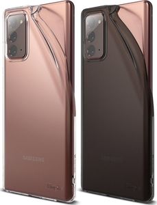 Ringke Ringke Air Ultracienkie Żelowe Etui Pokrowiec Samsung Galaxy Note 20 Czarny (Arsg0030) 5