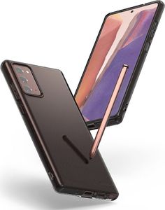 Ringke Ringke Air Ultracienkie Żelowe Etui Pokrowiec Samsung Galaxy Note 20 Czarny (Arsg0030) 7