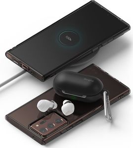 Ringke Ringke Air Ultracienkie Żelowe Etui Pokrowiec Samsung Galaxy Note 20 Ultra Czarny (Arsg0032) 12