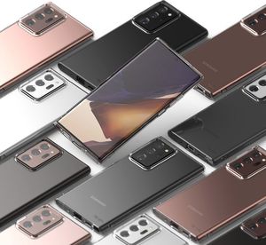 Ringke Ringke Air Ultracienkie Żelowe Etui Pokrowiec Samsung Galaxy Note 20 Ultra Czarny (Arsg0032) 13