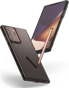 Ringke Ringke Air Ultracienkie Żelowe Etui Pokrowiec Samsung Galaxy Note 20 Ultra Czarny (Arsg0032) 7