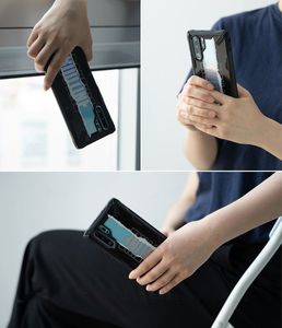 Ringke Ringke Fusion X Design Etui Pancerny Pokrowiec Z Ramką Huawei P30 Pro Czarny (Xdhw0010) 8