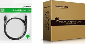 Ugreen Ugreen Kabel Przewód Internetowy Sieciowy Ethernet Patchcord Rj45 Cat 6 Utp 1000Mbps 20M Czarny (20166) 12