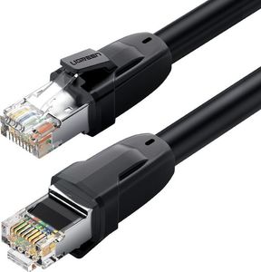 Ugreen Ugreen Kabel Przewód Internetowy Sieciowy Ethernet Patchcord Rj45 Cat 8 T568B 5 M Czarny (70172 Nw121) 1
