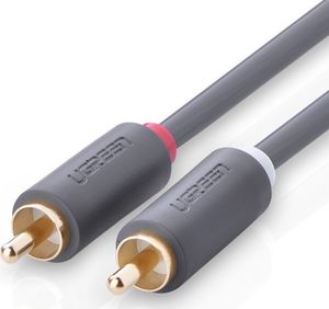 Kabel Ugreen RCA (Cinch) x2 - RCA (Cinch) x2 2m szary (10518) 5