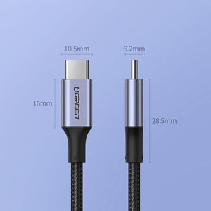 Kabel USB Ugreen USB-C - USB-C 1 m Szary (56611) 14