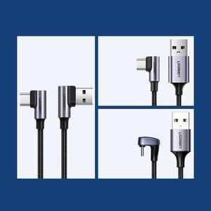 Kabel USB Ugreen USB-A - USB-C 1 m Szary (76210) 6