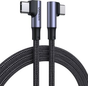 Kabel USB Ugreen USB-C - USB-C 1 m Szary (70696) 1