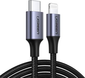 Kabel USB Ugreen USB-C - Lightning 1 m Szary (80564) 1