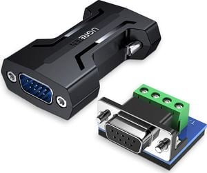 Adapter AV Ugreen D-Sub (VGA) - D-Sub (VGA) + RS485 czarny (56639) 1