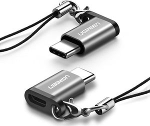 Adapter USB Ugreen USB-C - microUSB Szary  (54400) 2