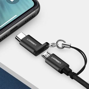 Adapter USB Ugreen USB-C - microUSB Szary  (54400) 4