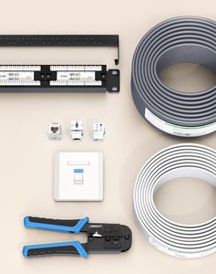 Ugreen Ugreen Gniazdo Samozaciskowe Ethernet Cat 6 8P8C Rj45 1000 Mbps 568A/b Biały (80178 Nw143) 12