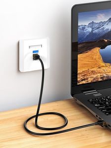 Ugreen Ugreen Gniazdo Samozaciskowe Ethernet Cat 6 8P8C Rj45 1000 Mbps 568A/b Biały (80178 Nw143) 4