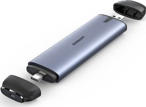 Kieszeń Ugreen USB-C + USB-A 3.2 Gen 1 - M.2 SATA B-key (70533) 1