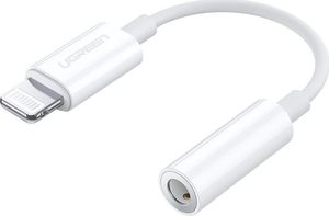 Adapter USB Ugreen Ugreen Mfi Adapter Przejściówka Ze Złącza Lightning Na Gniazdo Słuchawkowe 3,5 Mm Mini Jack Biały (Us212 30759) 1