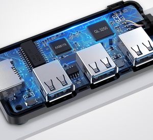 HUB USB Ugreen 1x RJ-45  + 3x USB-A 3.0 (20265) 8