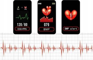 Smartband Bakeeley E66+ Czarny 4