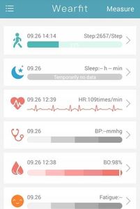 Smartband Bakeeley E66+ Granatowy 15