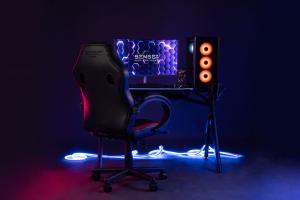 Fotel SENSE7 Prism czarno-niebieski 12