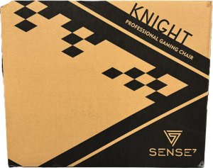 Fotel SENSE7 Knight - skórzany, czarny 16
