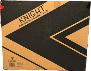 Fotel SENSE7 Knight - skórzany, czarny 20