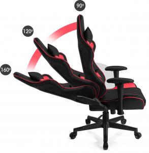 Fotel SENSE7 Vizard czarno-czerwony 7