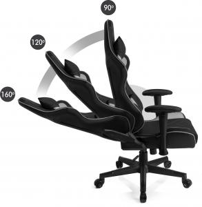 Fotel SENSE7 Vizard czarno-szary 7