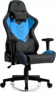 Fotel SENSE7 Vizard czarno-niebieski 1