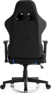 Fotel SENSE7 materiałowy Vizard czarno-niebieski 4