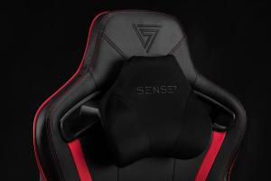 Fotel SENSE7 Legend czarno-czerwony 11