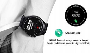 Smartwatch Active Band SMARTWATCH KW88 PRO Aparat Android iOS Zegarek SIM uniwersalny 5
