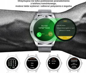 Smartwatch Active Band DT98 Czarno-brązowy 10