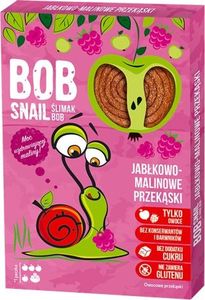 Bob Snail Bob Snail Przekąska jabłkowo-malinowa bez dodatku cukru - 60 g 1