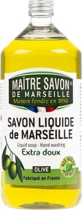 Maitre Savon De Marseille Mydło marsylskie w płynie oliwkowe 1000 ml - Matre Savon 1