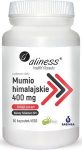 Aliness Aliness Mumio himalajskie (Shilajit extract) 400 mg - 90 kapsułek 1