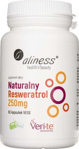 Aliness Aliness Resweratrol Veri-Te 250 mg - 60 kapsułek 1