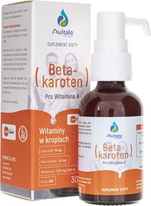 Aliness Avitale Betakaroten CaroCare Pro Witamina A 4,5 mg - 30 ml 1