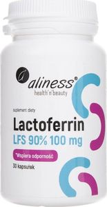 Aliness Aliness Lactoferrin LFS 90% 100 mg - 30 kapsułek 1