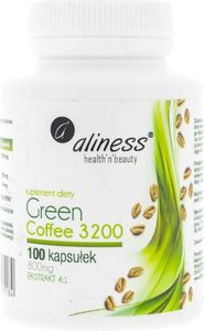 Aliness Aliness Green Coffee (Zielona kawa) 3200 - 100 kapsułek 1