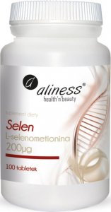Aliness Selen L-selenometionina 200g 100tab 1