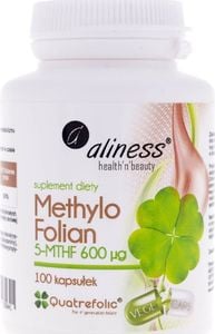 Aliness Aliness Methylo Folian 5-MTHF 600 g - 100 kapsułek 1