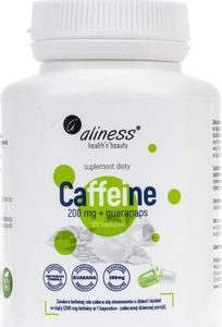 Aliness Aliness Caffeine 200 mg z guaraną - 100 kapsułek 1