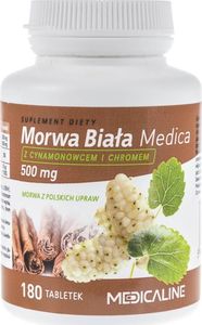 Aliness Medica Morwa Biała 500 mg - 180 tabletek 1