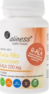 Aliness Aliness Kwas Alfa Liponowy R-ALA 200 mg - 60 tabletek 1